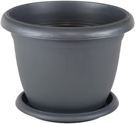 V507 Villa Saksı Set No: 7 8,8 Litre, 31 Cm, Antrasit