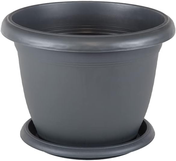 V507 Villa Saksı Set No: 7 8,8 Litre, 31 Cm, Antrasit