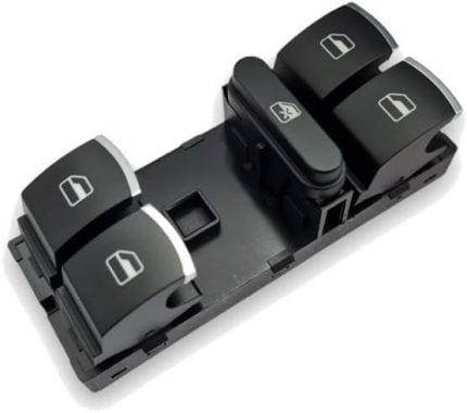 Sol Ön Kapı Cam Düğmesi Dörtlü Krom 5K4959857 VW Golf 6 ile uyumlu 2009-2012