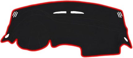 Torpido Koruma Halısı Siyah Kenar Renk Kırmızı Renault Clio 4 2012-2020 ile uyumlu