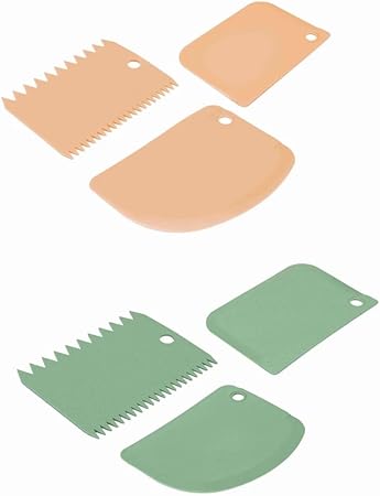 Hamur Pasta Kesici Kazıyıcı Dilimleyici Şekillendirici Plastik Aparat (Asortili) - Görsel 3