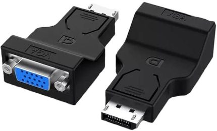 Plus PX-1321 Display Port to Vga Çevirici, DP to VGA, Display to VGA Görüntü Aktarıcı Çevirici, Dönüştürücü