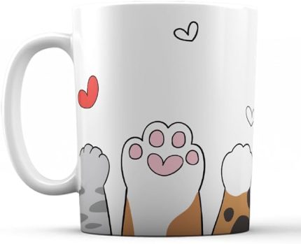 Kedi Patili Kupa Bardak