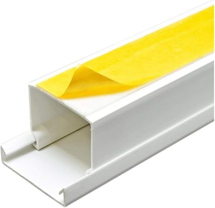 2 Metre (60x40mm) Kendinden Yapışkanlı Klima Borusu Gizleyici Kablo Kanalı | 2m (5 Adet x 40cm) Kablo Gizleyici