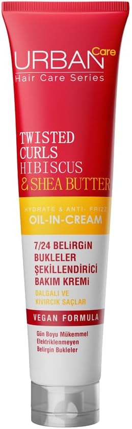 Care Twisted Curls Hibiscus & Shea Butter Kıvırcık ve Dalgalı Saçlara Özel Durulanmayan Bakım Kremi 175 ml- Vegan
