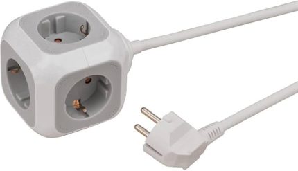 ALEA-Power priz blok/priz küpü, 4'lü (1,4 m kablo ve yüksek temas koruması)