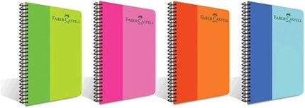 Spiralli Defter, A4, 100 Yaprak, 70g Kağıt, Kareli, 500 Mikron PP Kapak, PET Spiralli, Dayanıklı ve Çevre Dostu, Asorti Renkler