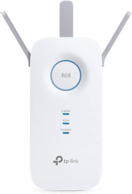 RE550, AC1900 Mbps, 1 Gigabit Bağlantı Noktalı Wi-Fi Güçlendirici/Hotspot, Access Point Modu, Tüm Yönlendiriciler ile Çalışır, Wi-Fi 5 Menzil Genişletici