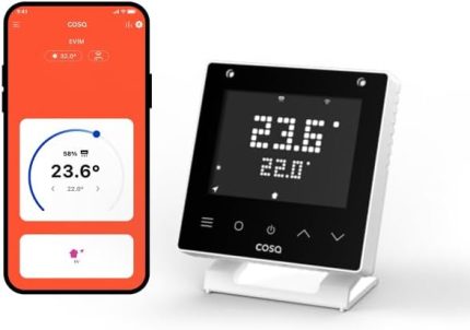 Akıllı Klima Kontrolü v5, Wi-Fi Bağlantılı Oda Termostatı, Mobil Uygulama Kontrollü