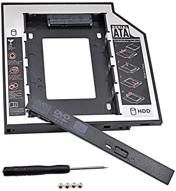 Al-4716 SATA HDD Harddisk Caddy Kızak Kutu SSD Notebook , İkinci HDD Takma, 9.5 mm