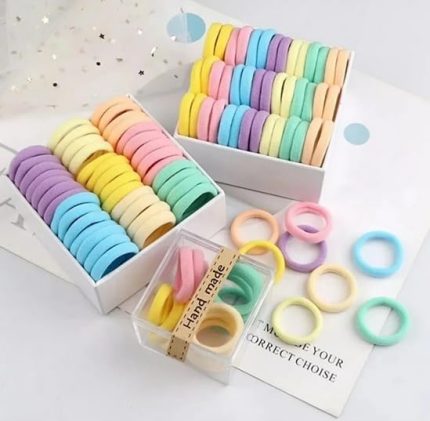 Adet Lastikli Havlu Toka Saç Tokası Orta Büyük Boy Esnek (Beyaz-Pembe-Sarı-Kahve-Mor)