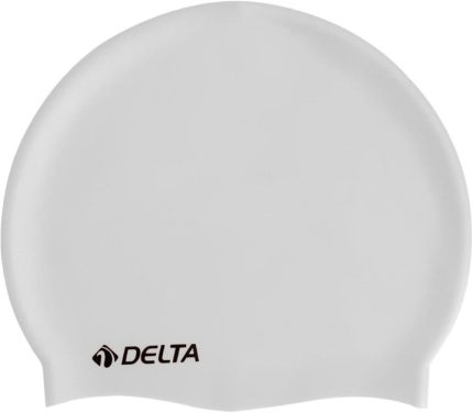 Silikon Bone Deluxe Yüzücü Havuz ve Deniz Bonesi (Düz Renk),Beyaz