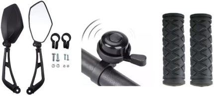 Aksesuar Set Zil-Elcik-Ayna 3lü Siyah