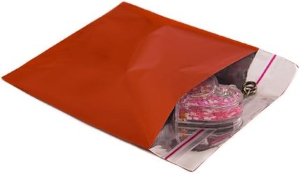 Design 20x35 Kırmızı Metalize Hediye Paketi (100 Adet)