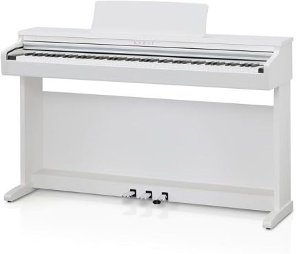 KDP120W Beyaz Dijital Dijital Duvar Piyanosu (Tabure & Kulaklık Hediyeli)