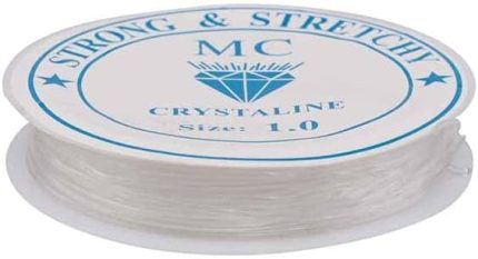 ADET Esnek Misina Lastik İp 1 Mm Şeffaf 15 Metre