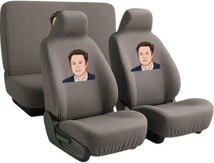 detaylarla hazirlanan Tesla Model Y ile uyumlu oto koltuk kilifi ile farkinizi gosterin Gri