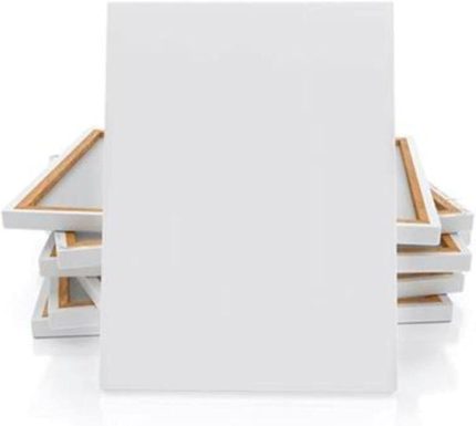 Pamuk Öğrenci Işi Kampanyalı Yandan Zımbalı Tuval 35x50 Cm Resim Tuvali - 1 Adet - Boş Tuval