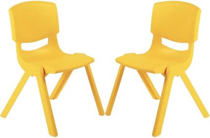 2'Li Set Büyük Şirin Çocuk Sandalyesi Sarı