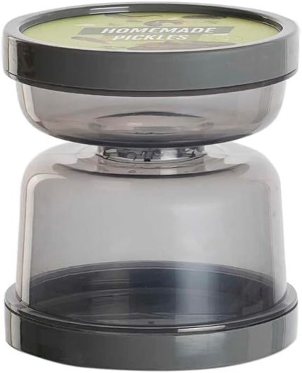 Home Kum Saati Şeklinde Turşu ve Zeytin Süzme Kabı, Çok Yönlü Turşuluk Zeytinlik, Pratik Kullanım ve Temizlik İçin İdeal, Mutfakta Fonksiyonel Depolama Çözümü