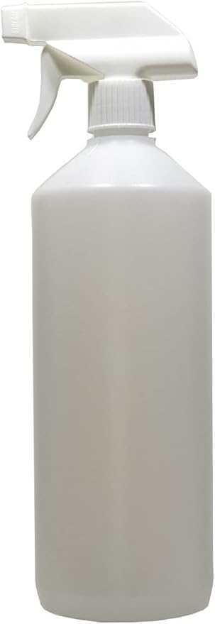 3 adet Boş Şişe Polietilen Plastik 1 Lt + sprey Takım