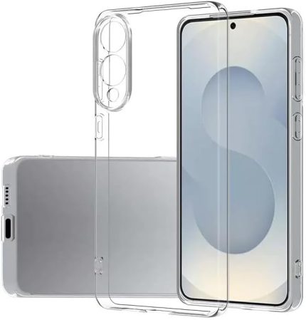 Galaxy S25 Edge Uyumlu Kılıf Şeffaf Esnek Lüks Süper Silikon Kapak Clear