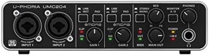 UMC204 USB Audio/Midi interface [1] Pro-Serisi (steht kontrol edilir)