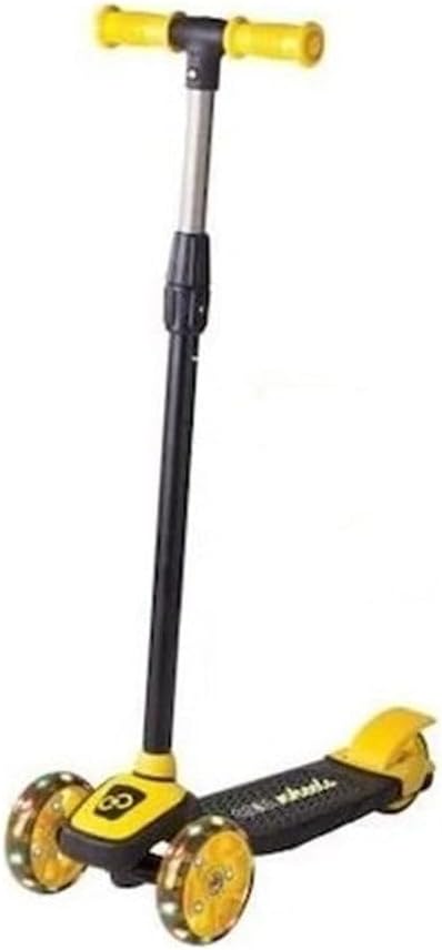 Wheels Twist Işıklı 3 Tekerlekli Scooter Sarı (Sarı)