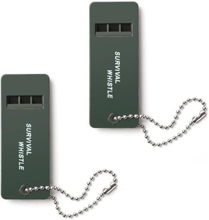 B 2'li paket plastik yüksek desibel dış mekan hayatta kalma düdüğü plastik pipo, dış mekan, yürüyüş, kamp yardımı için