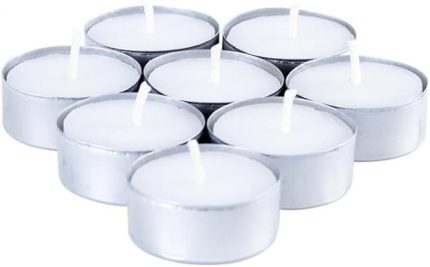 ADET Beyaz Tealight Suda Yüzen Restoran Cafe Bar Sarı Mavi Kırmızı Pembe Renk Yuvarlak Tea Light Dekoratif Mum (8)