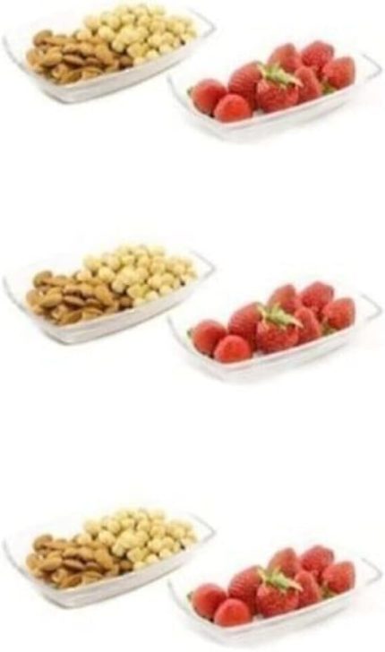 Tokio Meze Ve Atıştırmalık Tabağı 6' Lı Takım 54673 Fma05215 Şeffaf