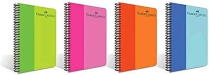 BiColor Spiralli Defter, A4, 80 Yaprak, 70g Kağıt, Çizgili, Dayanıklı PP Kapak, Asorti Renkler, Kullanışlı ve Şık Tasarım, Tekli Paket
