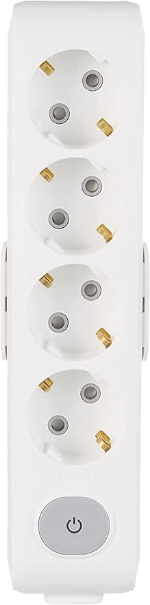 Multi-Let Dörtlü Priz Anahtarlı Topraklı Klemensli Çocuk Korumalı (Kablosuz)