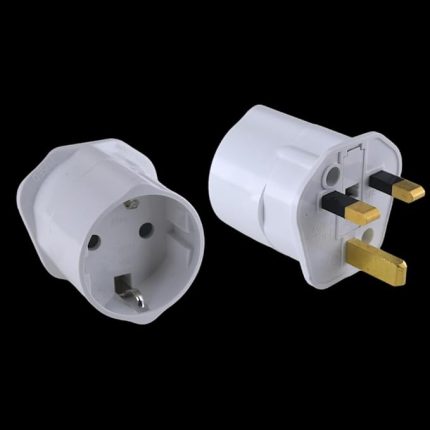 529630 İngiliz Erkek Fişli Seyahat Adaptörü Ingiltere Arabistan Umre Hac Fişi Çevirici Priz Dönüştürücü