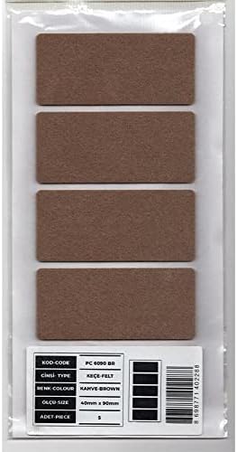 Mobilya Altı Zemin Koruyucu Keçe 45 * 90mm