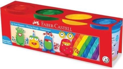 Faber Castell Oyun Hamuru Neon 4 lü - Faber Castell