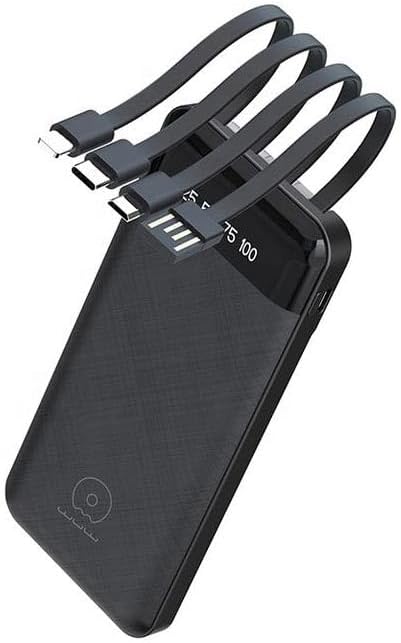 20000mAh Powerbank LED Ekranlı Type-C iPhone USB Micro USB Kablolu Tüm Uçlar (20000mAh)