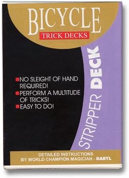 Playing Cards Stripper Deck Bicycle (Blue) by - Trick