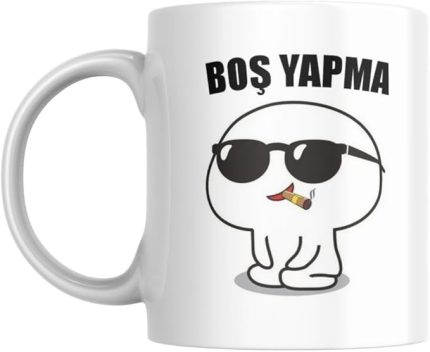 Yapma Kupa Bardak Komik Yazılı Hediyelik Kahve Çay Kupası