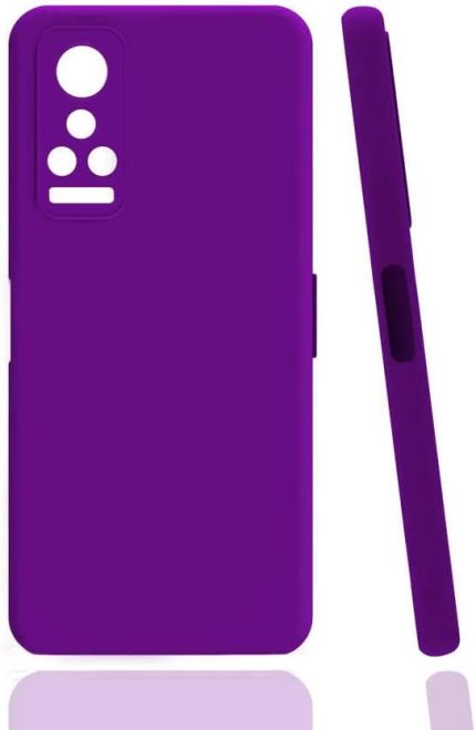 General Mobile GM 22 Pro Kılıf Silikon Renkli Kapak Biy Mor