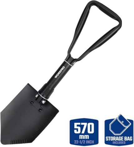WP335006 570MM Katlanabilir Çok Amaçlı Profesyonel Kamp Küreği