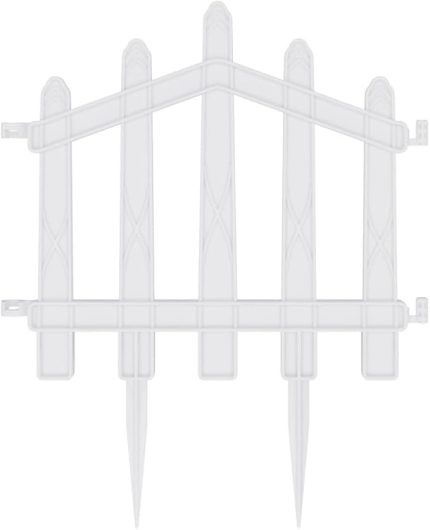 Plastik Bahçe Çiti ve Peyzaj Çiti 1 ADET ÇİT (Y: 25 CM/G: 25 CM) TOPRAK AYAKLI