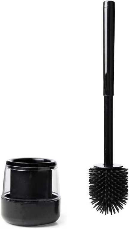Serisi Silikon Tuvalet Fırçası Siyah