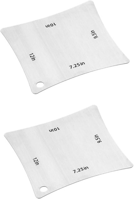 2 Dişlisiz Kare Cetvel Gitar Klavye Ölçer Gitar Kaynağı Klavye Ölçüm Aracı Ölçüm Cihazı Müzik Aleti Bakım Aracı Klavye Ölçüm Aracı