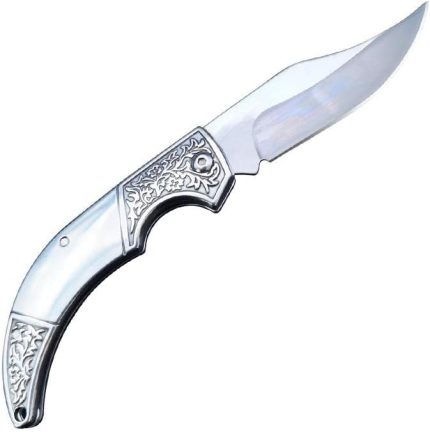 Vintage Katlanabilir Outdoor Kamp Çakısı Gri