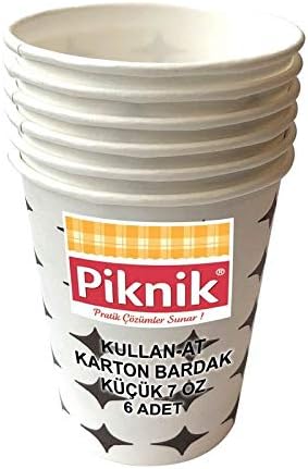 Kullan At Karton Bardak 7 Oz 6'lı 1483