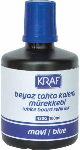 BEYAZ TAHTA KALEMİ MÜREKKEBİ MAVİ 100 ML 450G Ücretsiz Kargo