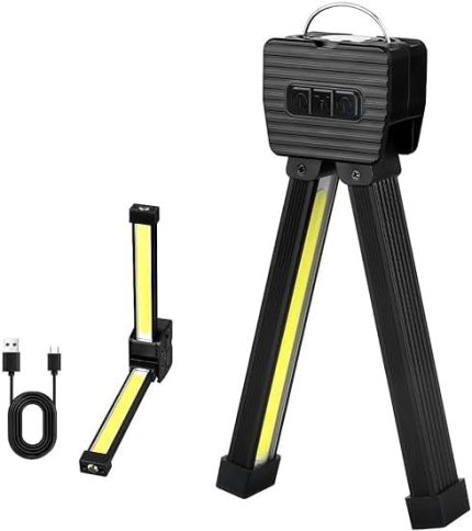 Manyetik Poz Lambası, Poz Lambası Spor Salonu 180 Derece Katlanabilir Taşınabilir Spor Lambası, Su Geçirmez Led, 7 Parlaklık Seviyesi Dış Mekan El Feneri