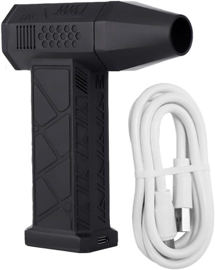 Tipi Fırçasız Motor Jet Fan 130.000RPM Turbofan 200W Yüksek Güçlü Toz Üfleyici Basınçlı Hava Silici Klavye Temizleme Aracı, Tip-C Şarj Arayüzlü