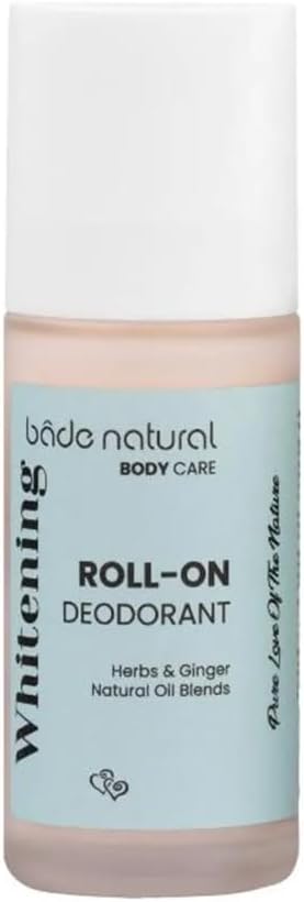 Natural Doğal Roll On Beyazlatıcı Ter Kokusu Önleyici Koltuk Altı Deodorant%100 Doğal ve Vegan 50 ml